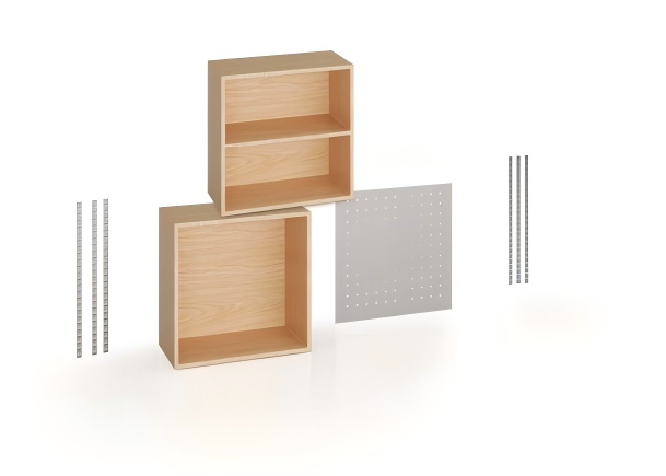 DK127B Cubby 工具展示牆單個木格