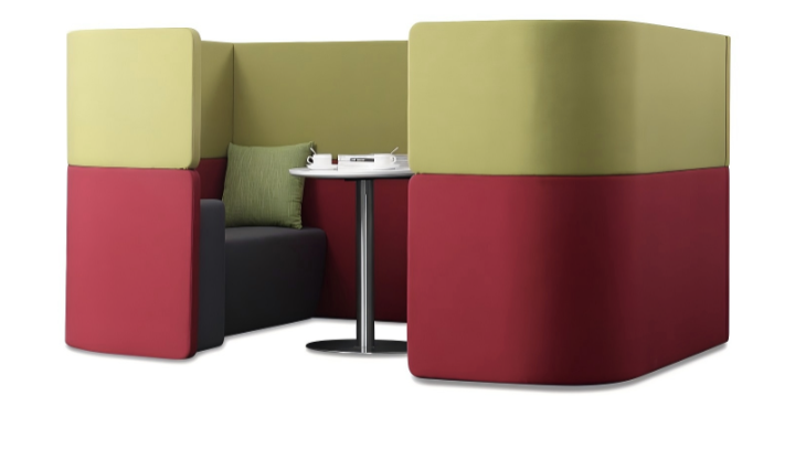 ST147 Puro Fabric Acoustic Screen High-Back Sofa