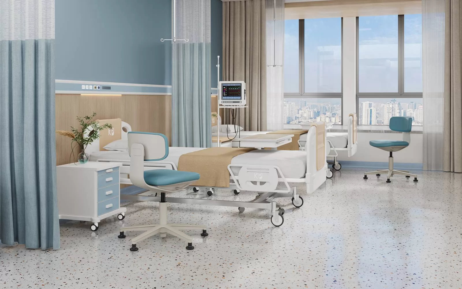 KT-KP Coun Practical Desk Chair