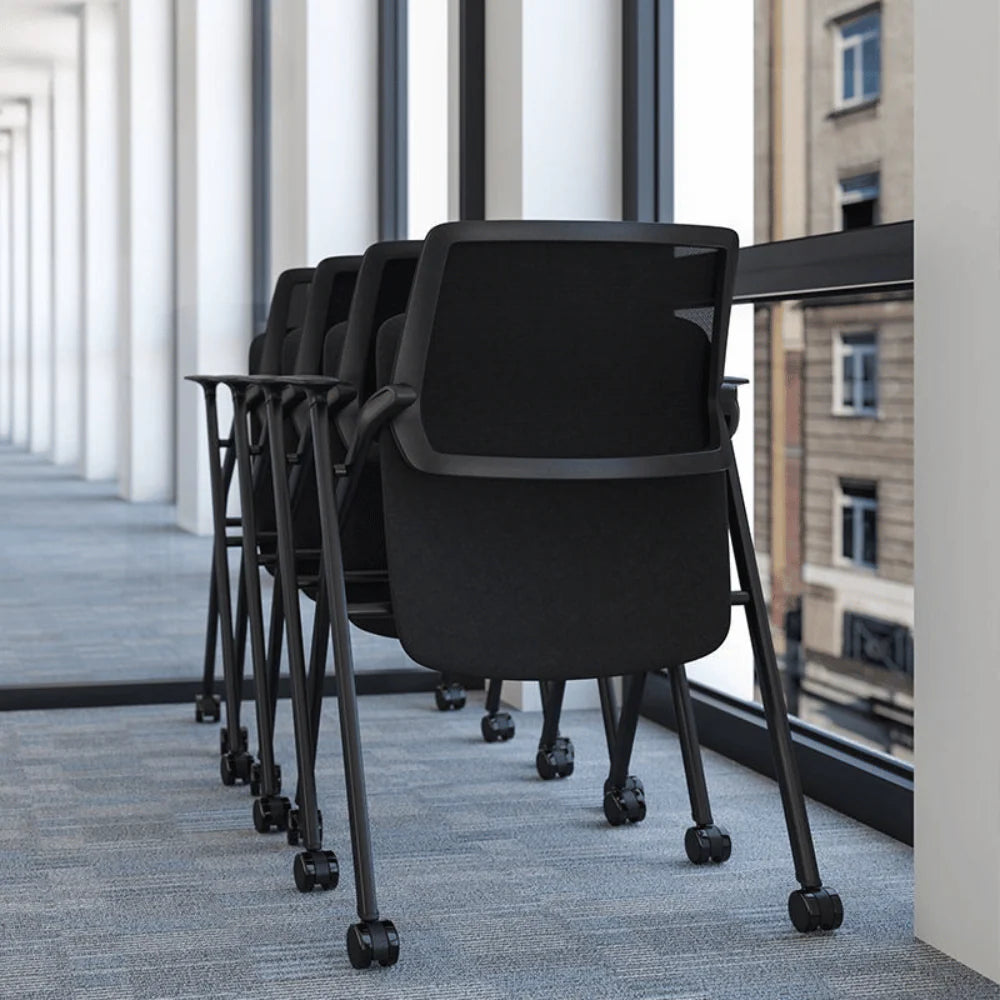 EF61 - C Column Folding Training Chair with Writing Board