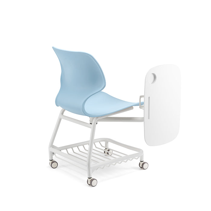 KSC026C-WP Spider 手寫板培訓椅連儲物籃