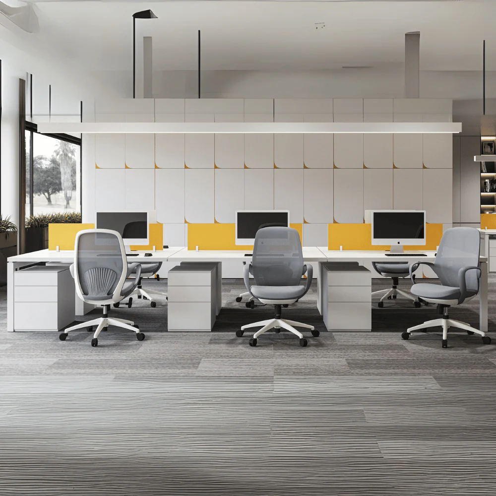 KH533B Waldo High Resilience Thick Cushion Mesh Office Chair (Gray)|Premium Comfort Chair