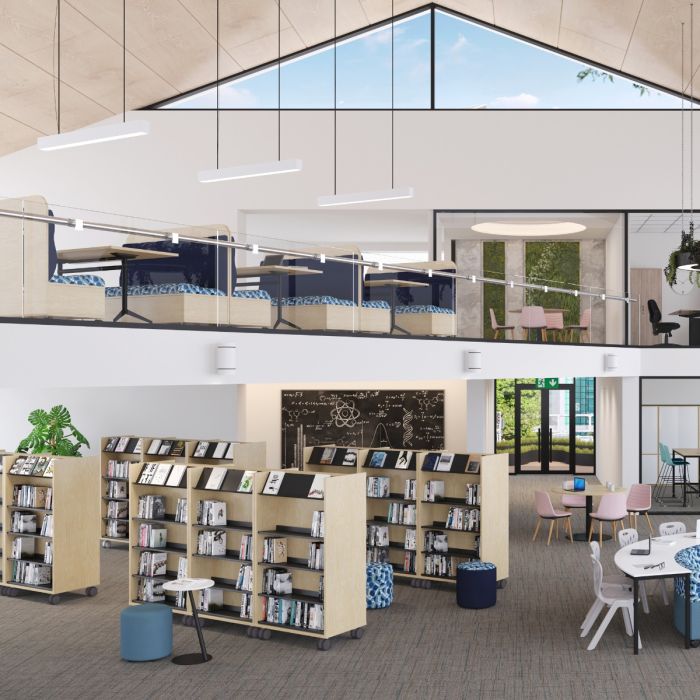 KV002 Studia Library Mobile Cabinet|Multi-purpose Liabrary Classroom Cabinet