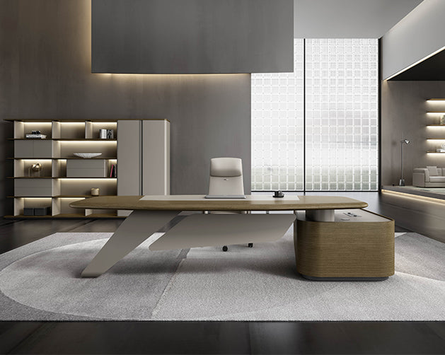 KA2 Ring curved tabletop high-end executive desk