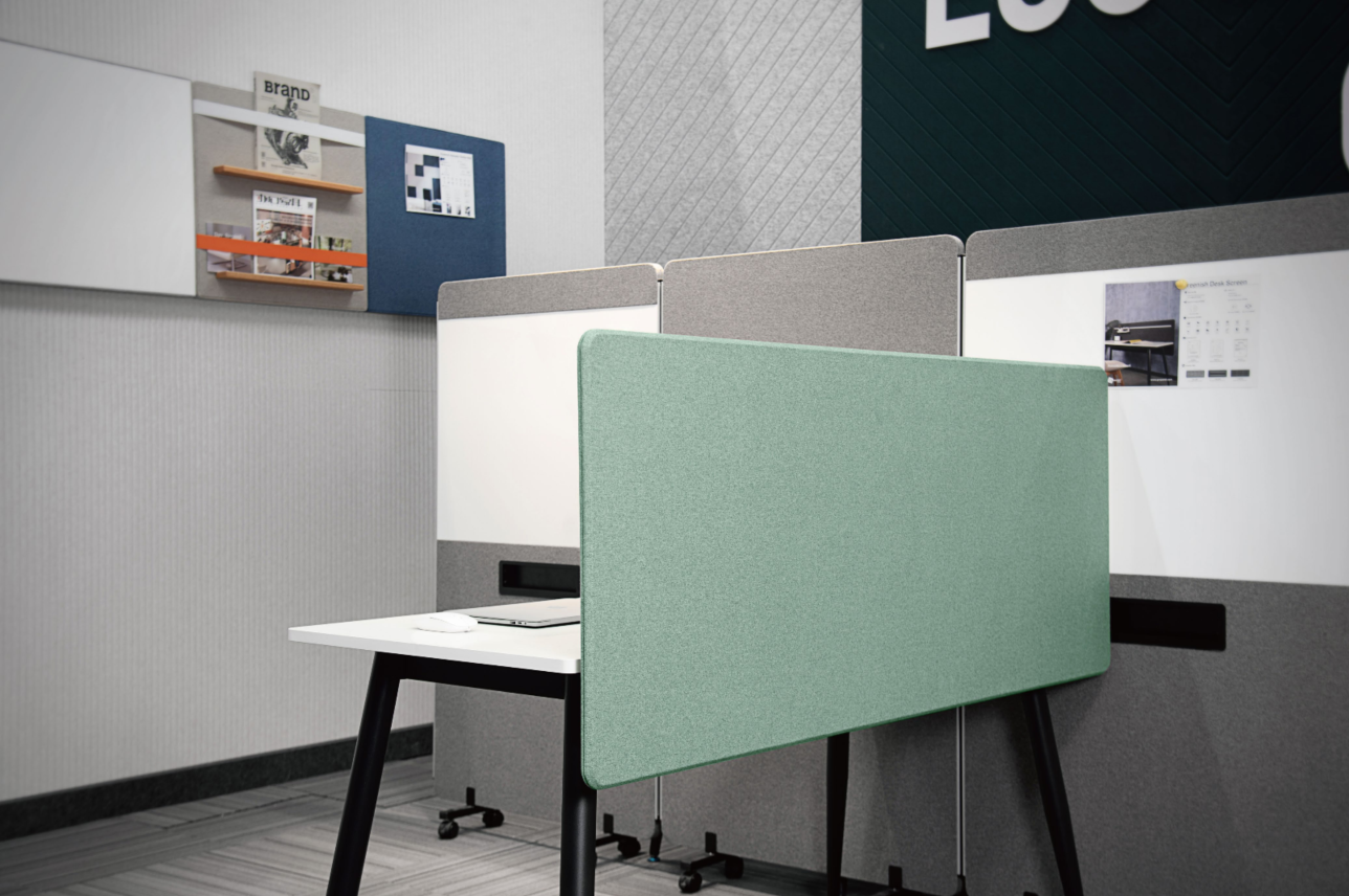 EFP-31 Linea 倒邊款包布桌上屏風