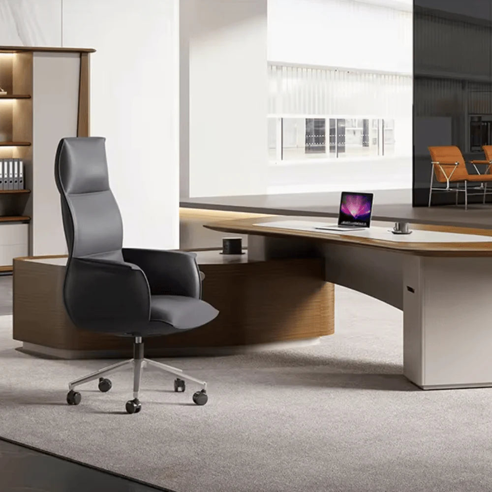 KH397 Obelis 高背皮革高階大班椅|Elite Wave Executive Chair