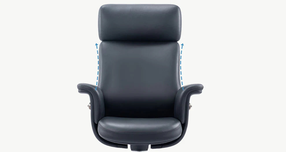 KH399-L Basi 中背黑色皮革大班椅