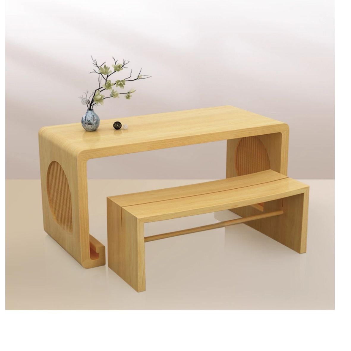 KST059 Legno 中式仿古桌椅