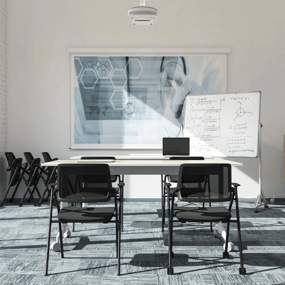 EF61 - C Column Folding Training Chair with Writing Board