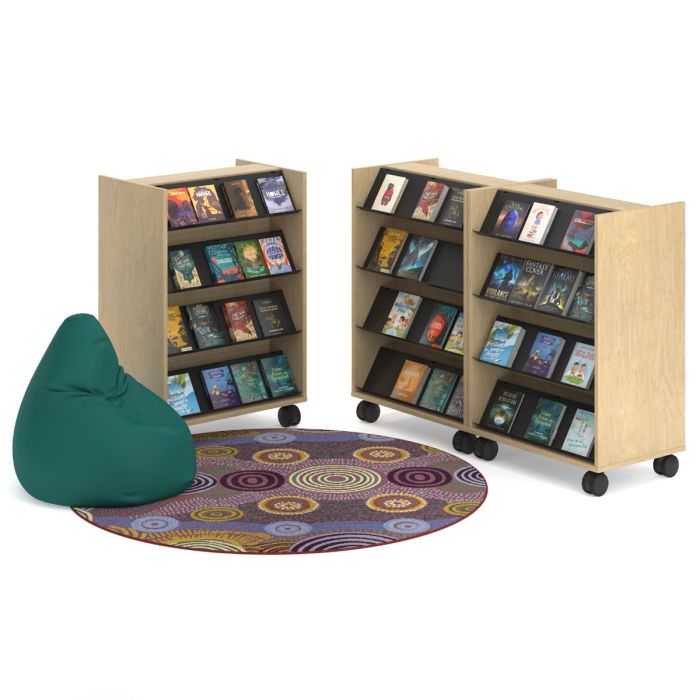 KV002 Studia Library Mobile Cabinet|Multi-purpose Liabrary Classroom Cabinet