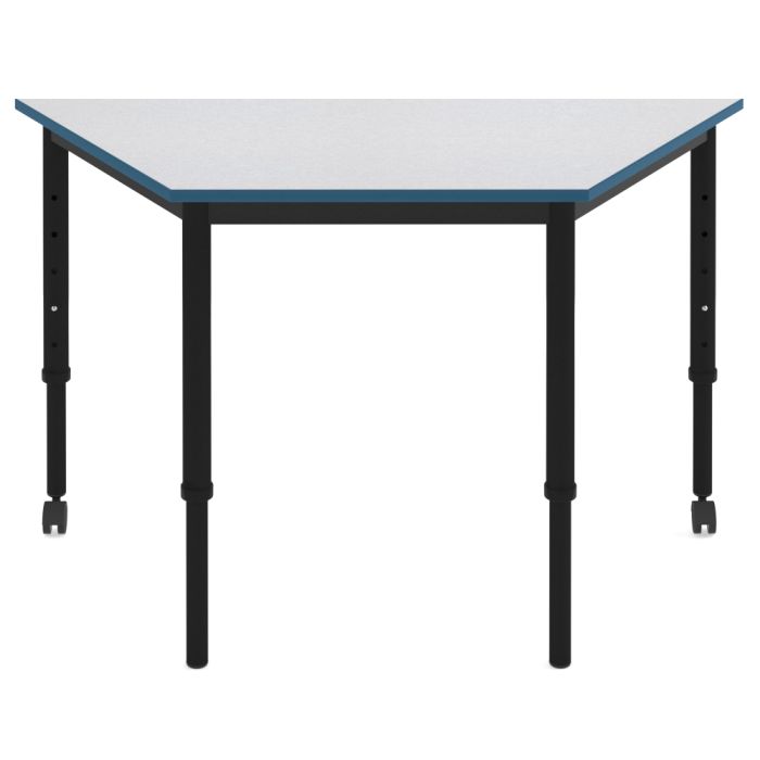 KS039 TRAP Trapezoidal Height Adjustable Student Desk