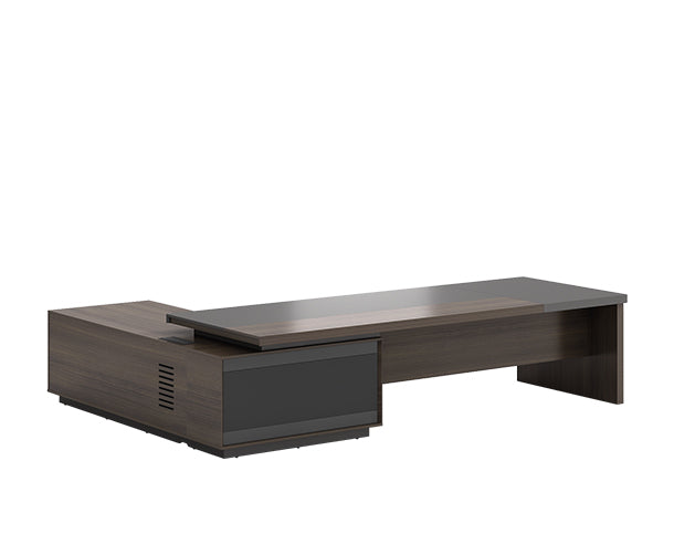 KA23 Feige Executive Desk with Storage Side Cabinet