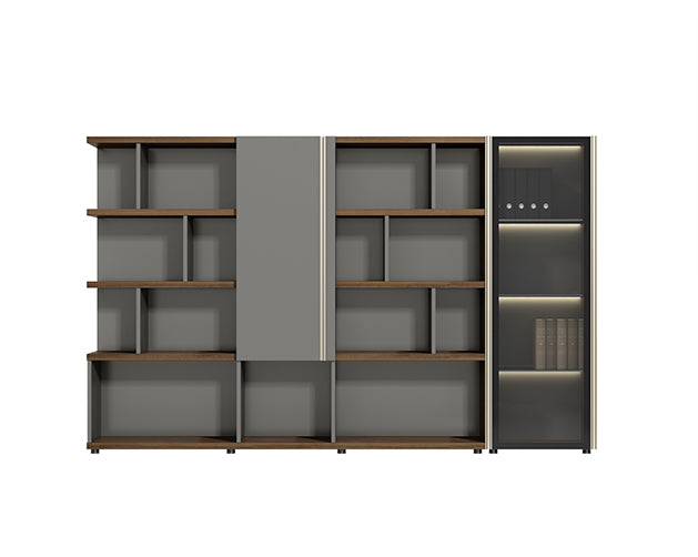 KA25 Gerry Executive Desk with Storage Side Cabinets