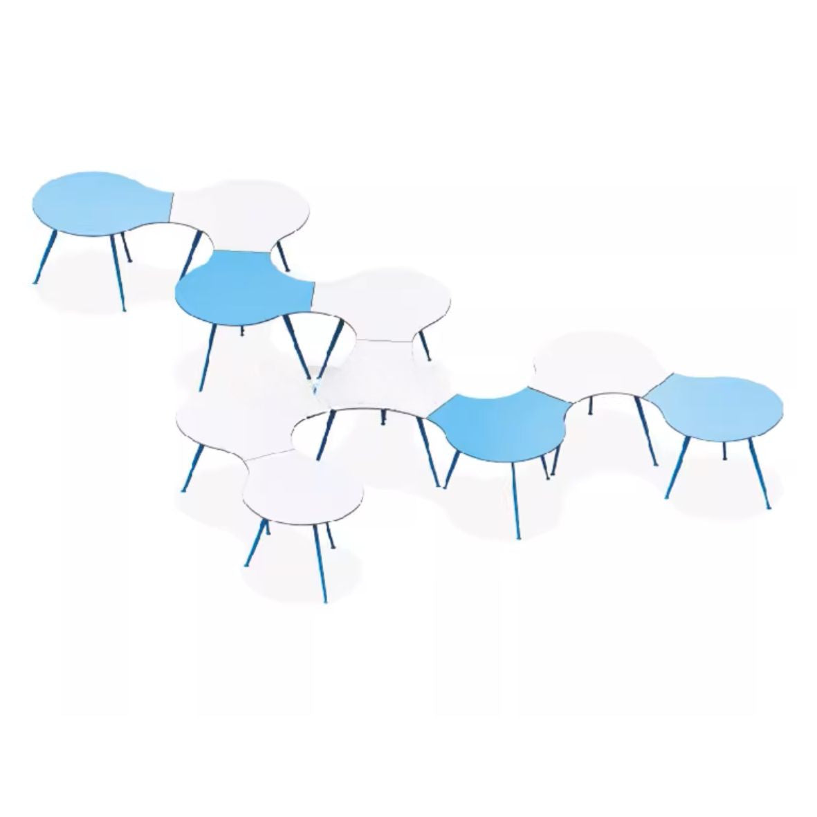 KAD 55 Verde single-layer water drop free combination table
