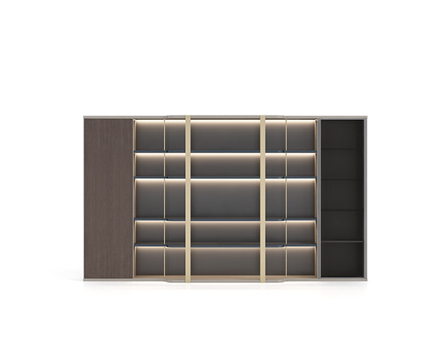 KA22 Gramy Executive Desk with Storage Side Cabinets
