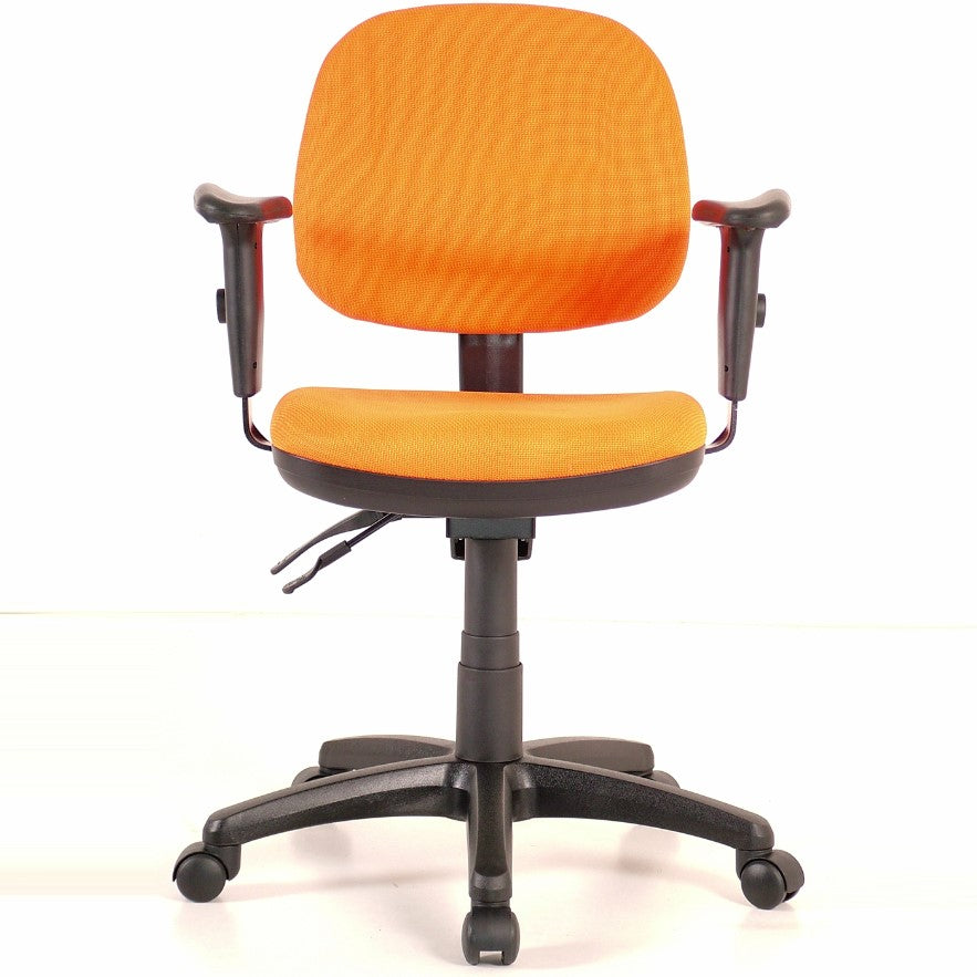 U273B51E+ALU28 ELEGANT 台灣職員椅連升降扶手