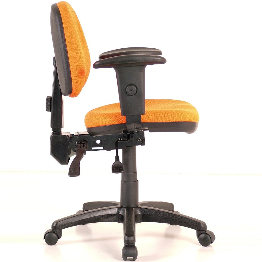 U273B51E+ALU28 ELEGANT 台灣職員椅連升降扶手