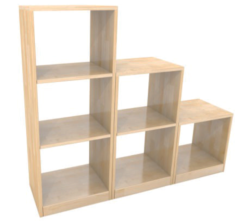 KJZX24-023 Wooden Blank Storage Cabinet