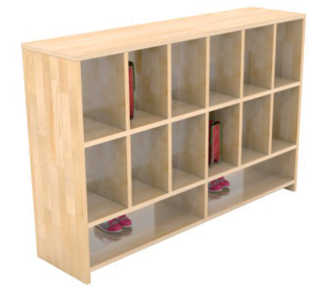 KJZX24-027 Wooden Cabinet Classification Storage Cabinet