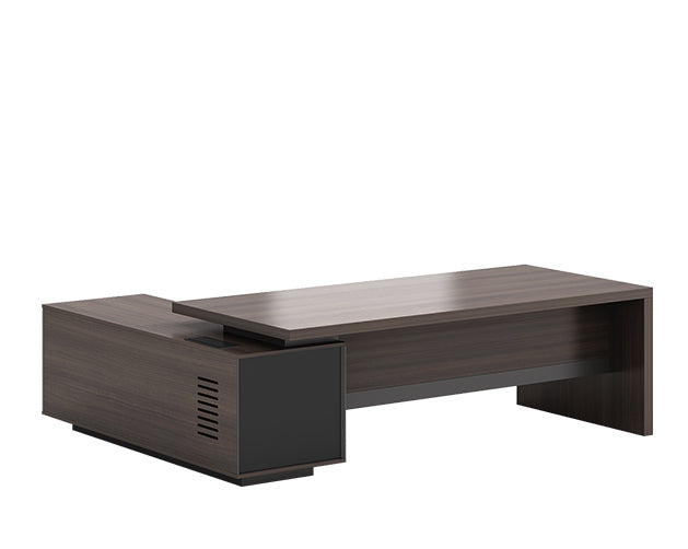 KA23 Feige Executive Desk with Storage Side Cabinet