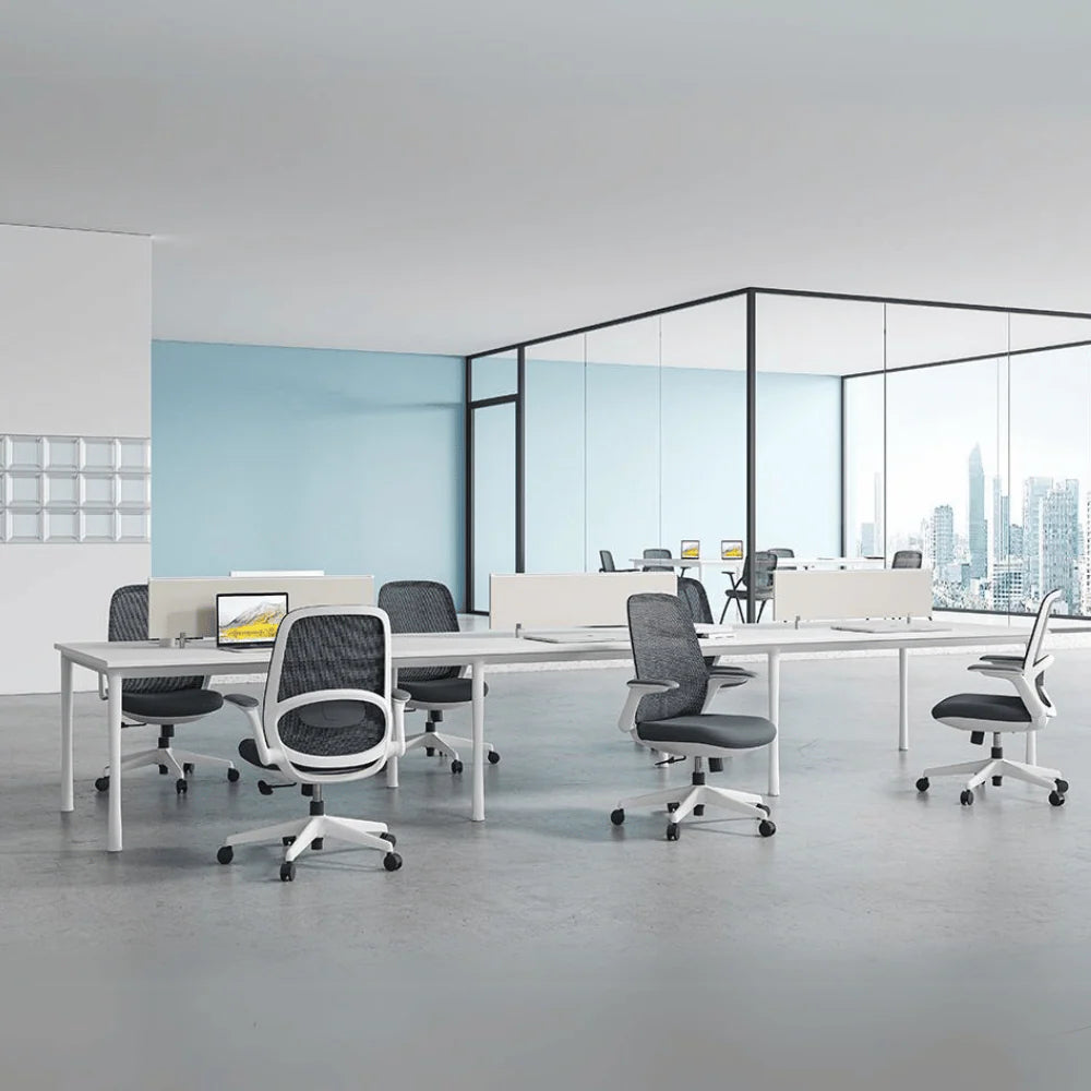 KH-002 L Fly Middle Back Folding Armrests-Ergonomic Office Chair