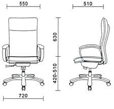 D791E ELEGANT 真皮主管椅