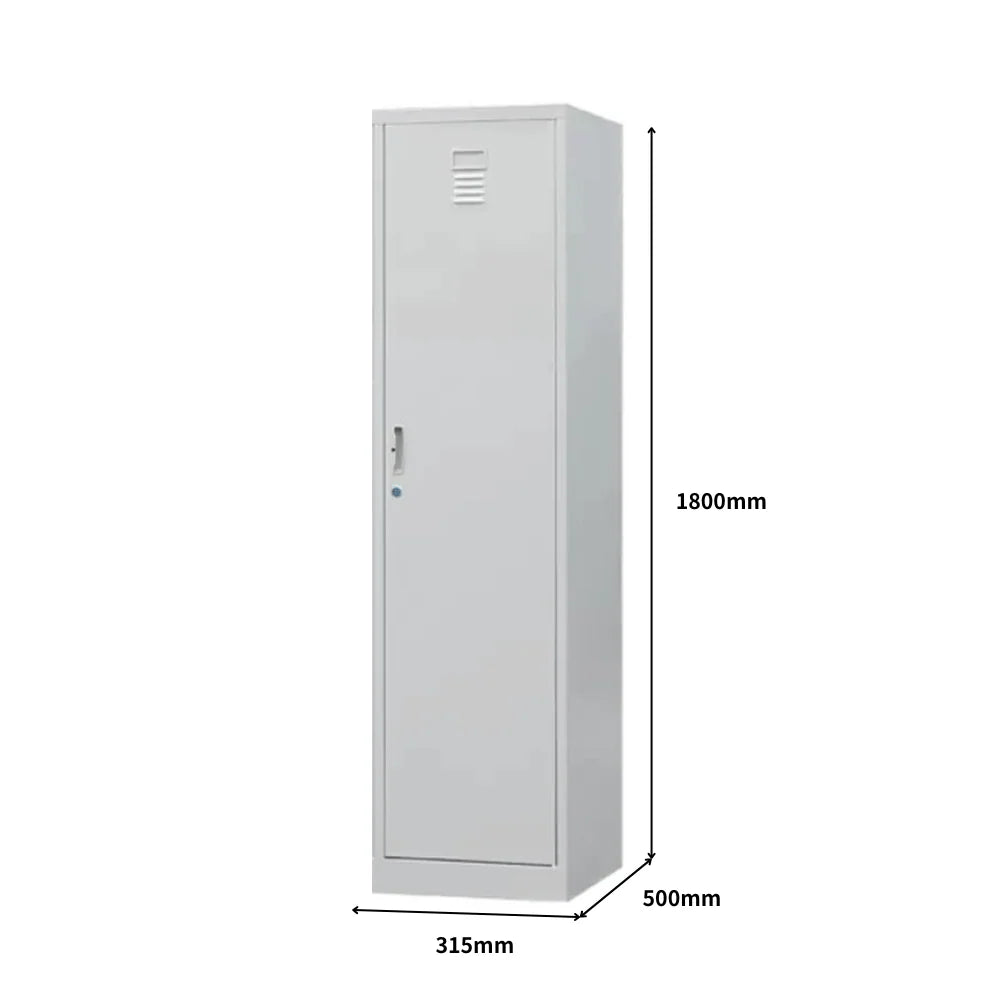SST008 Preci Office Metal Stainless Steel Locker and Wardrobe