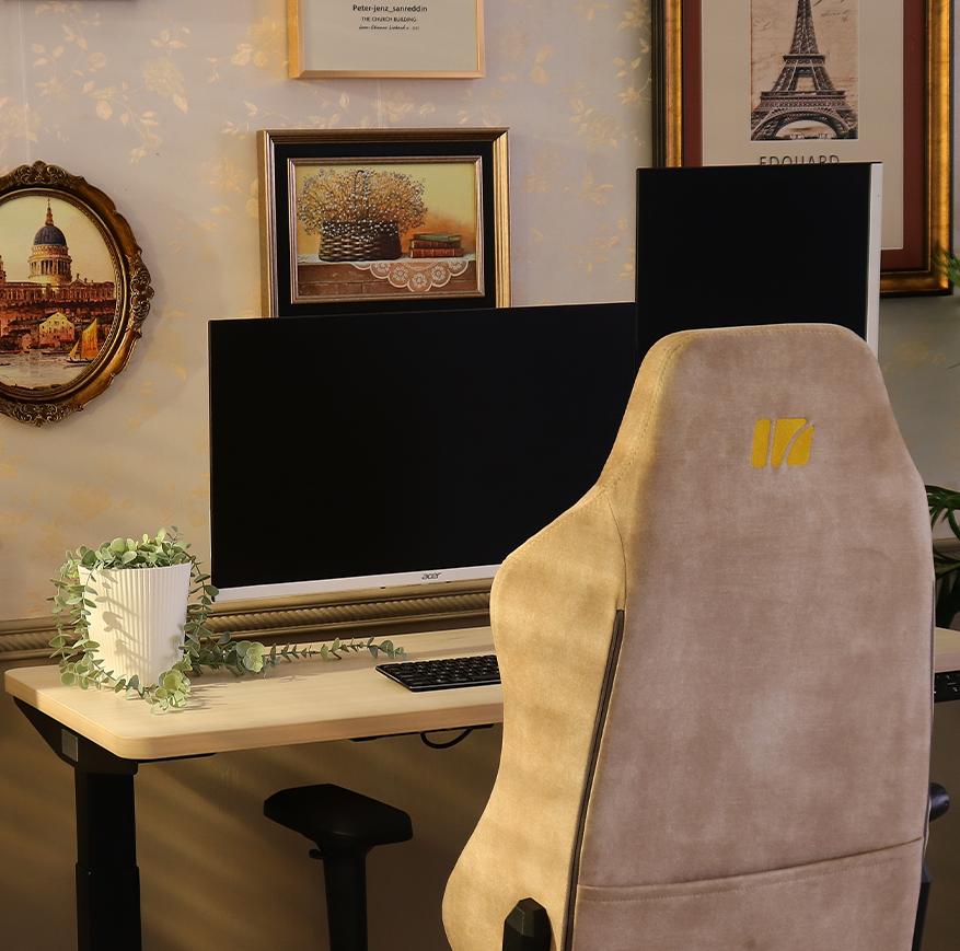 irocks T28 Plus 貓抓布人體工學辦公椅電腦椅