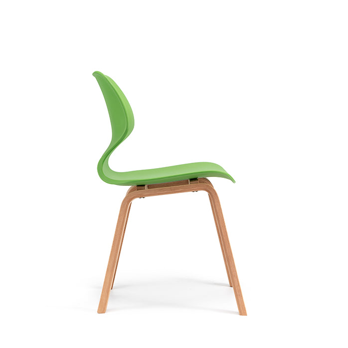 KSC028 Spider 固定木腳塑膠椅