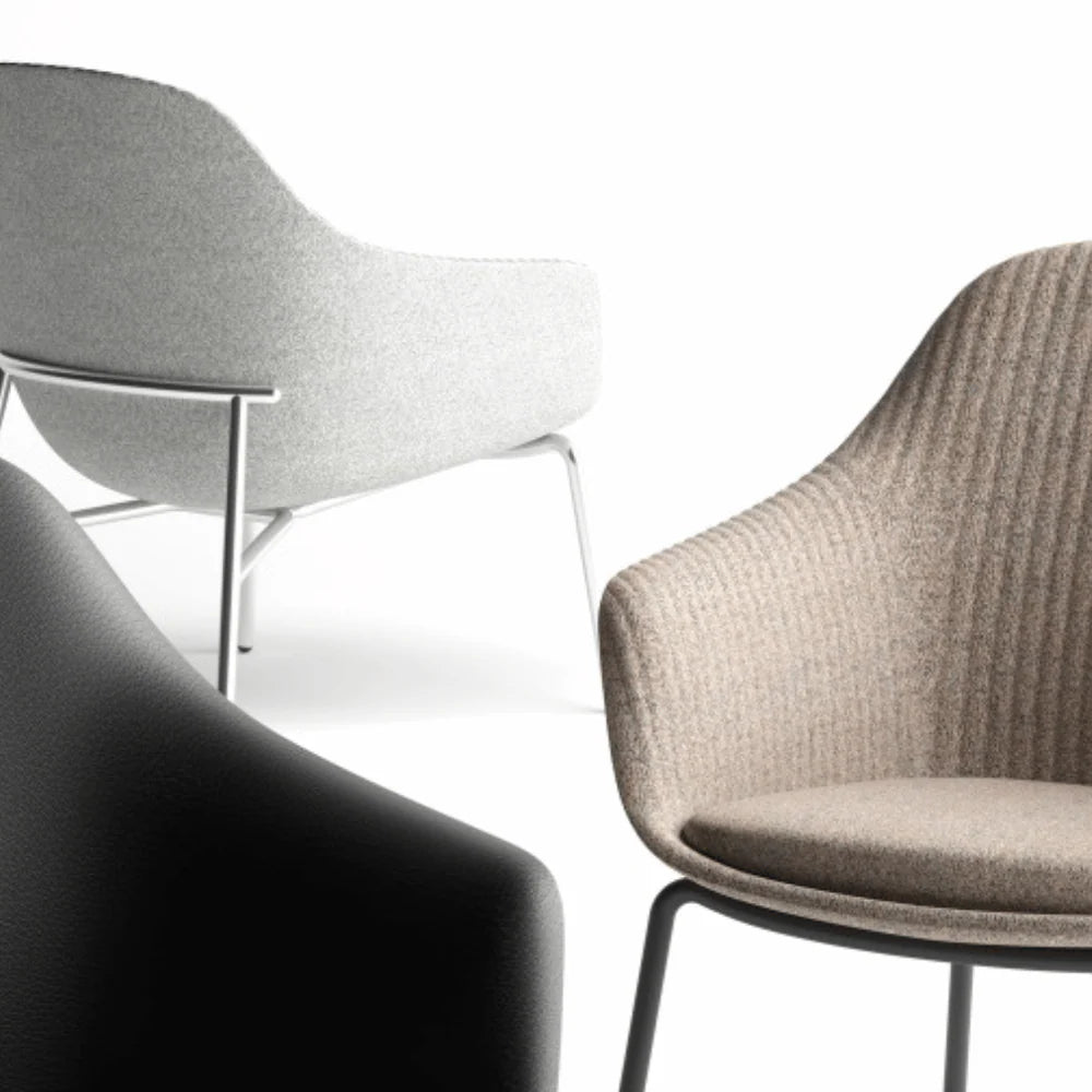 KST048 Ottoman Office Fabric Leisure Armchair