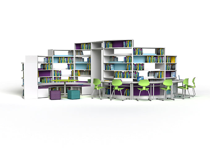 KV004 Banco Curved Bookshelf