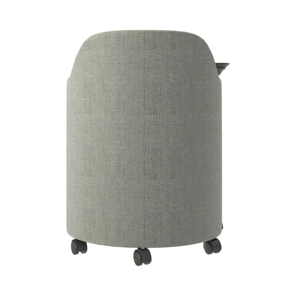 KEM027D-WP MITO 商務培訓椅|布藝手寫板儲物會議椅