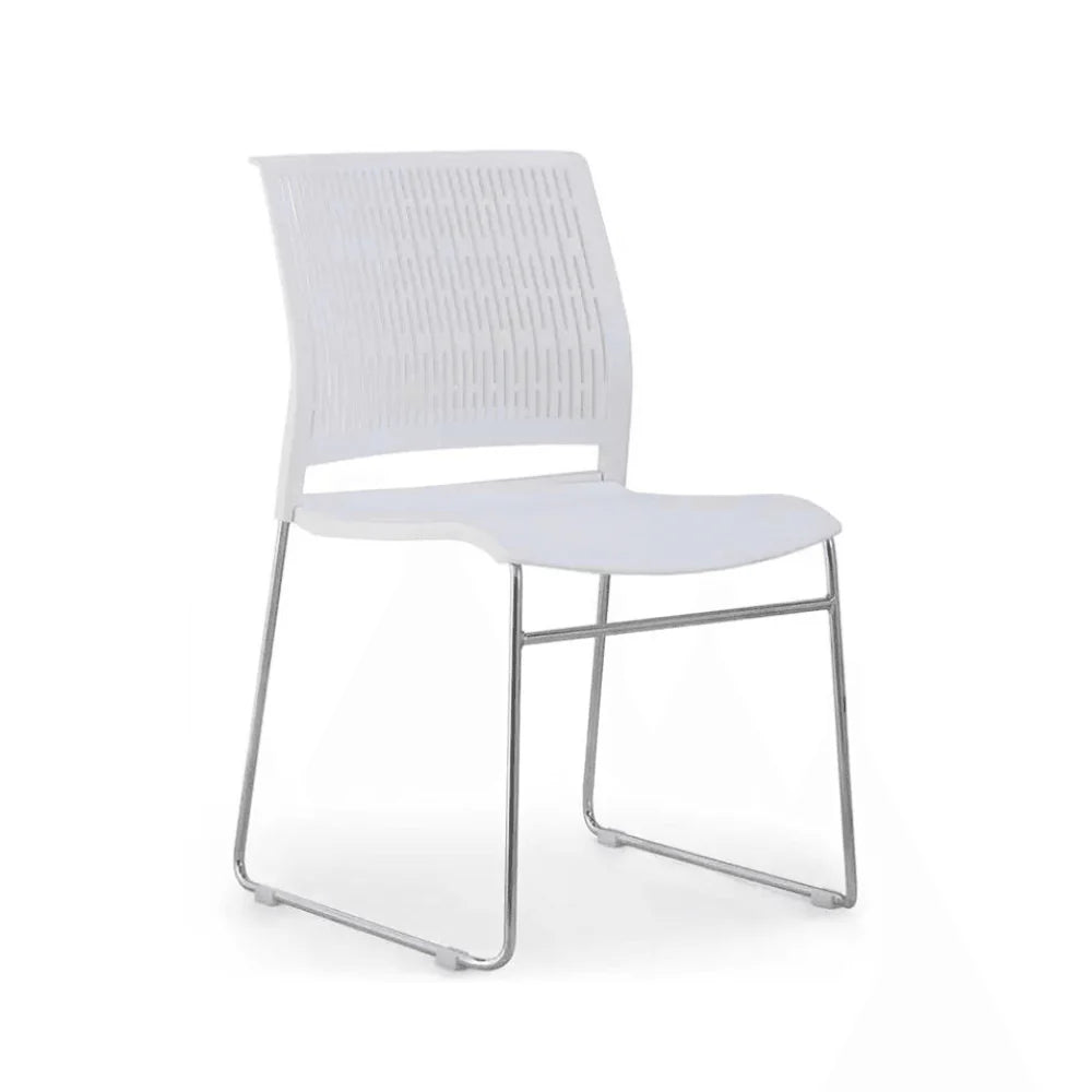 KEM077 Aria 可疊放弓形腳架塑膠培訓椅 會議椅