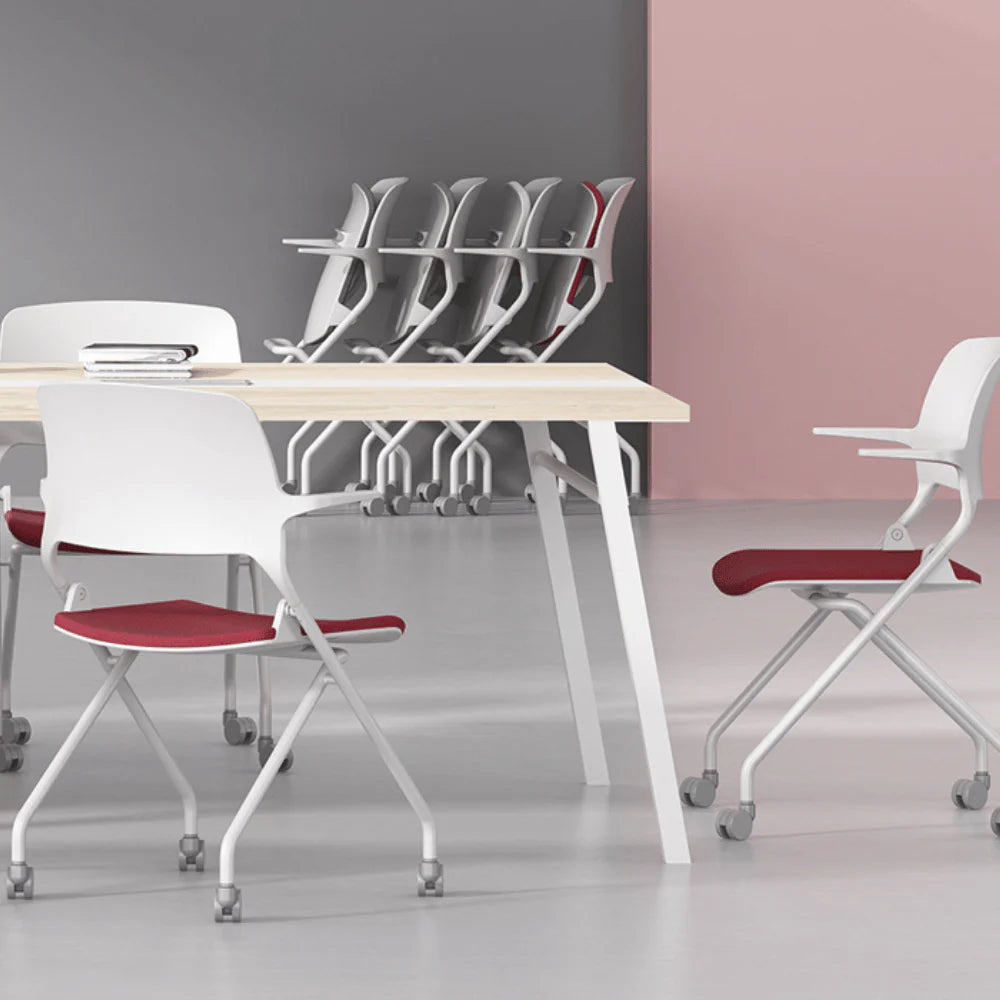 KEM038 Puro 折疊滑輪扶手疊椅