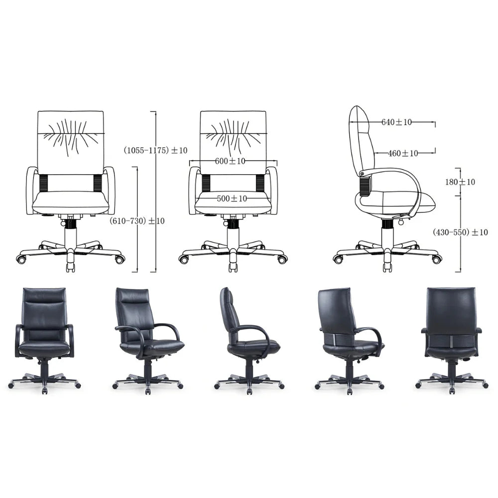 KH588A Vess 高背牛皮行政辦公椅|Executive Leather Chair