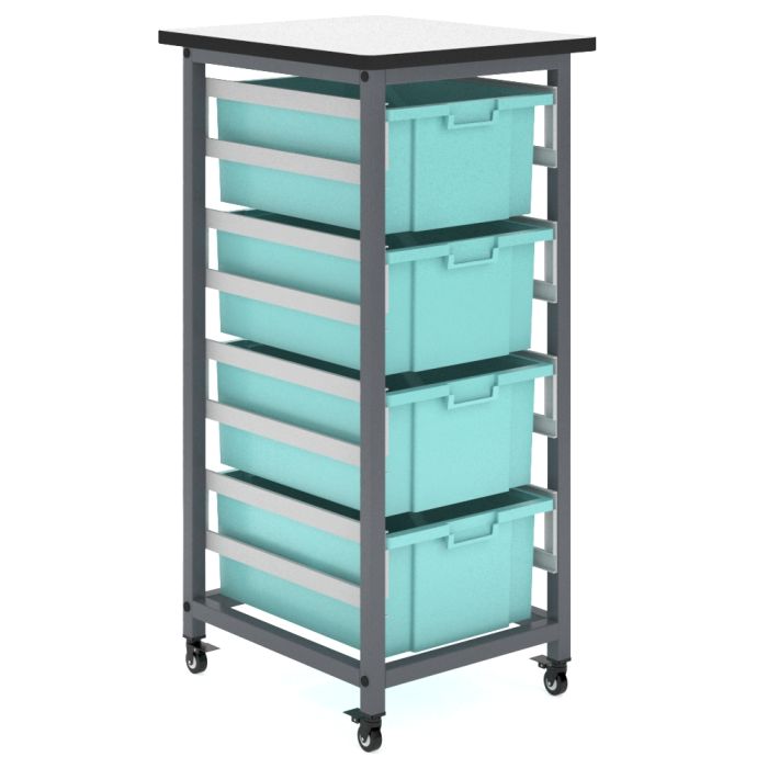 TY002 Spinta Single-Tier Mobile Teaching Supply Cabinet|Teaching Supply Trolley