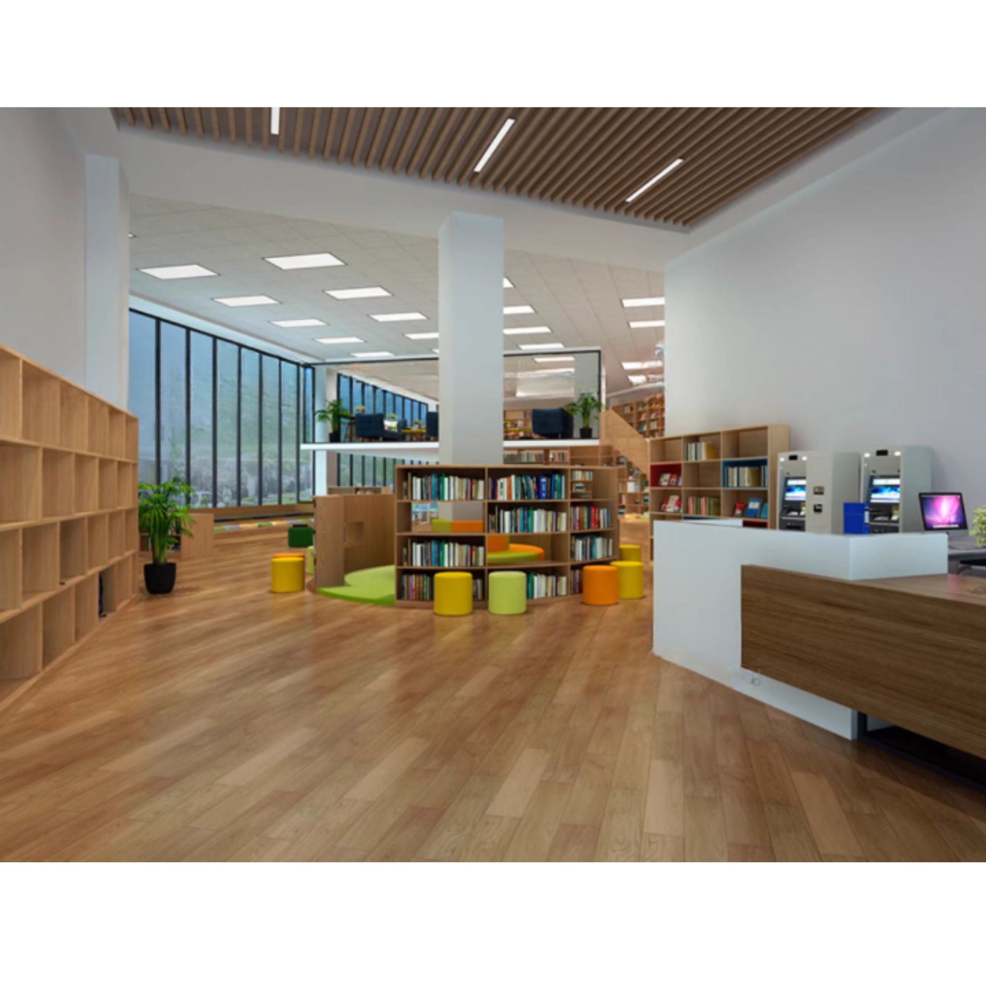 KAD 90 Quade Library Sofa Bookcase