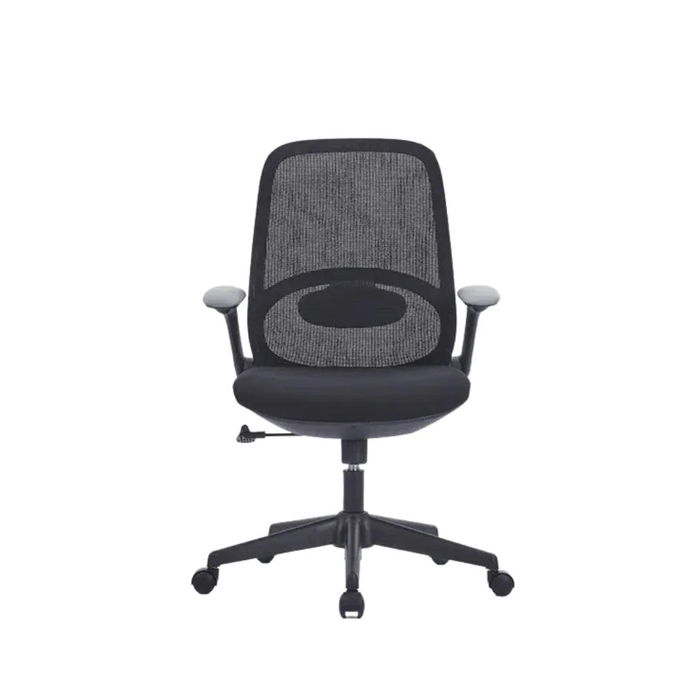 KH-002 L Fly Middle Back Folding Armrests-Ergonomic Office Chair