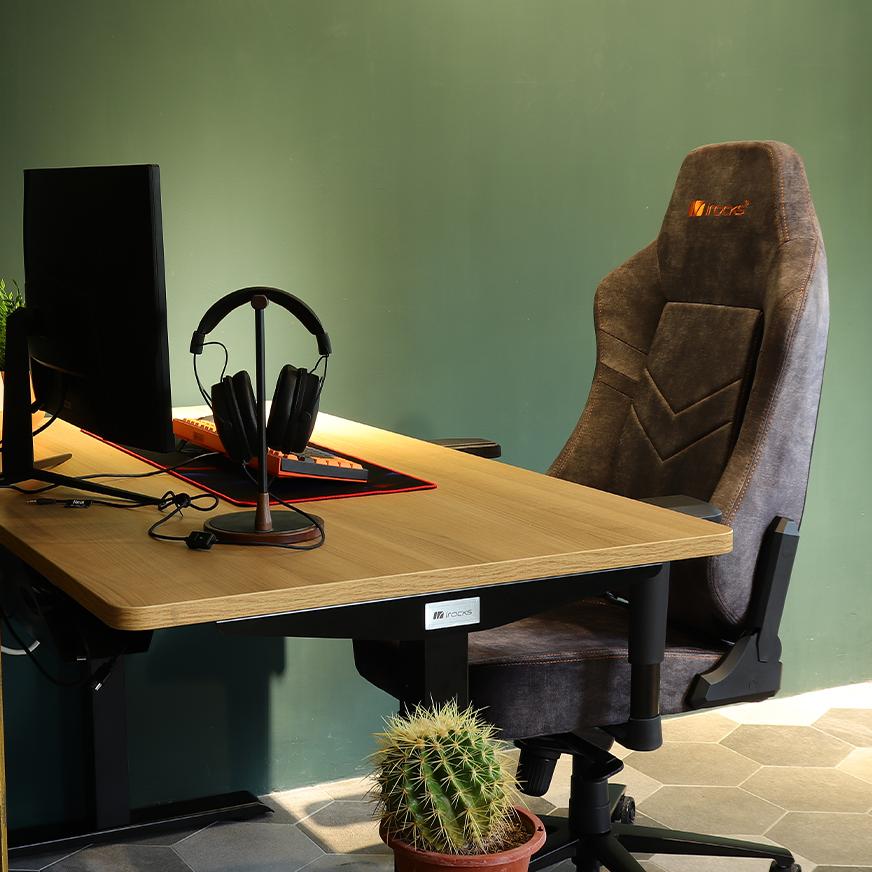 irocks T28 Plus 貓抓布人體工學辦公椅電腦椅