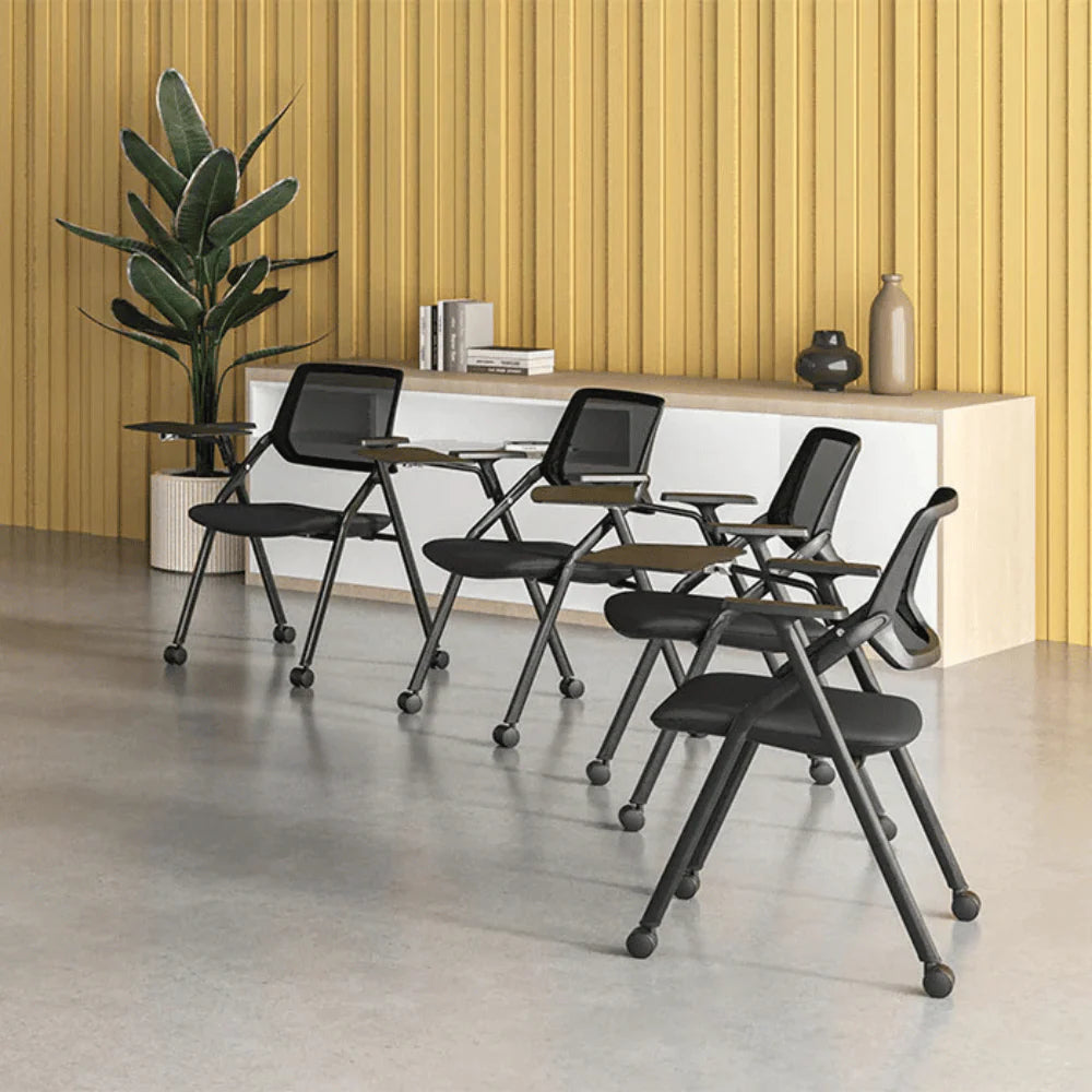 EF61 - C Column Folding Training Chair with Writing Board