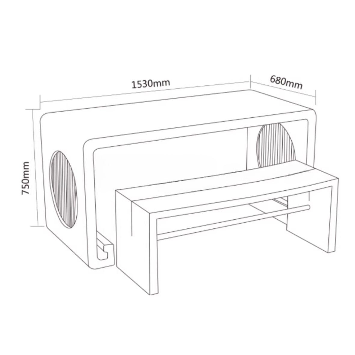 KST059 Legno 中式仿古桌椅