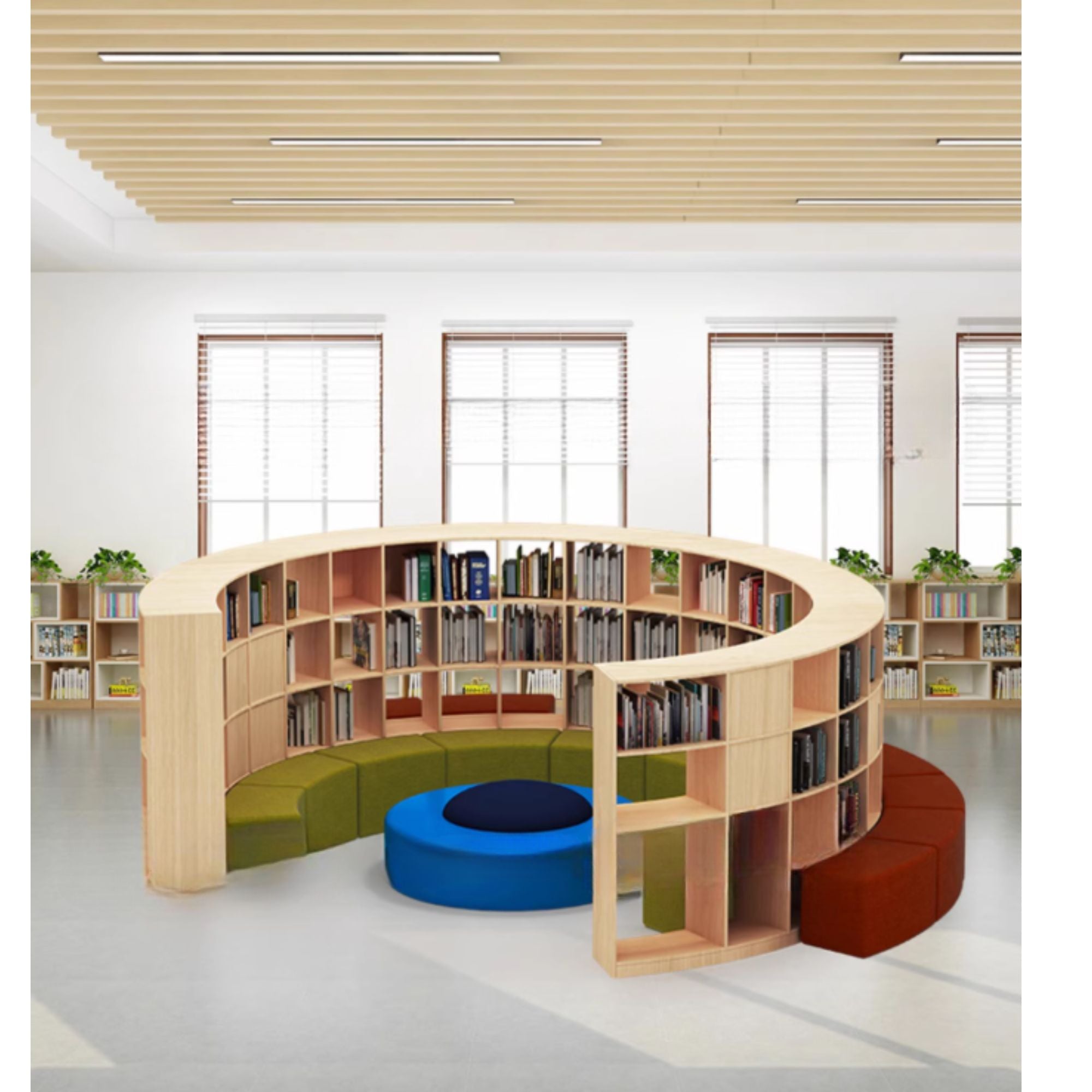 KAD 90 Quade Library Sofa Bookcase