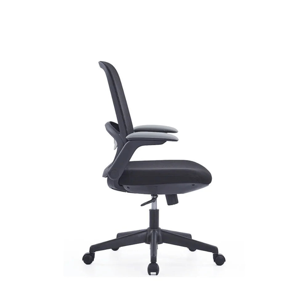KH-002 L Fly Middle Back Folding Armrests-Ergonomic Office Chair