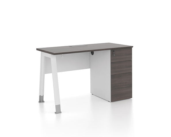 KA16 Noqi Desk with Storage Side Cabinet