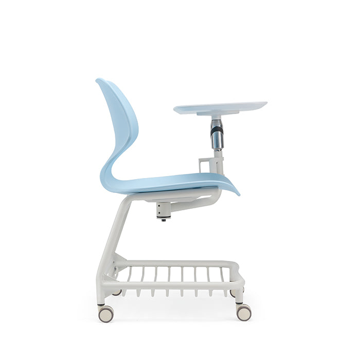 KSC026C-WP Spider 手寫板培訓椅連儲物籃