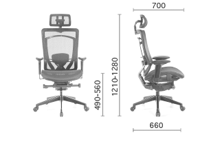 M831EA Elegant 網布透氣辦公椅