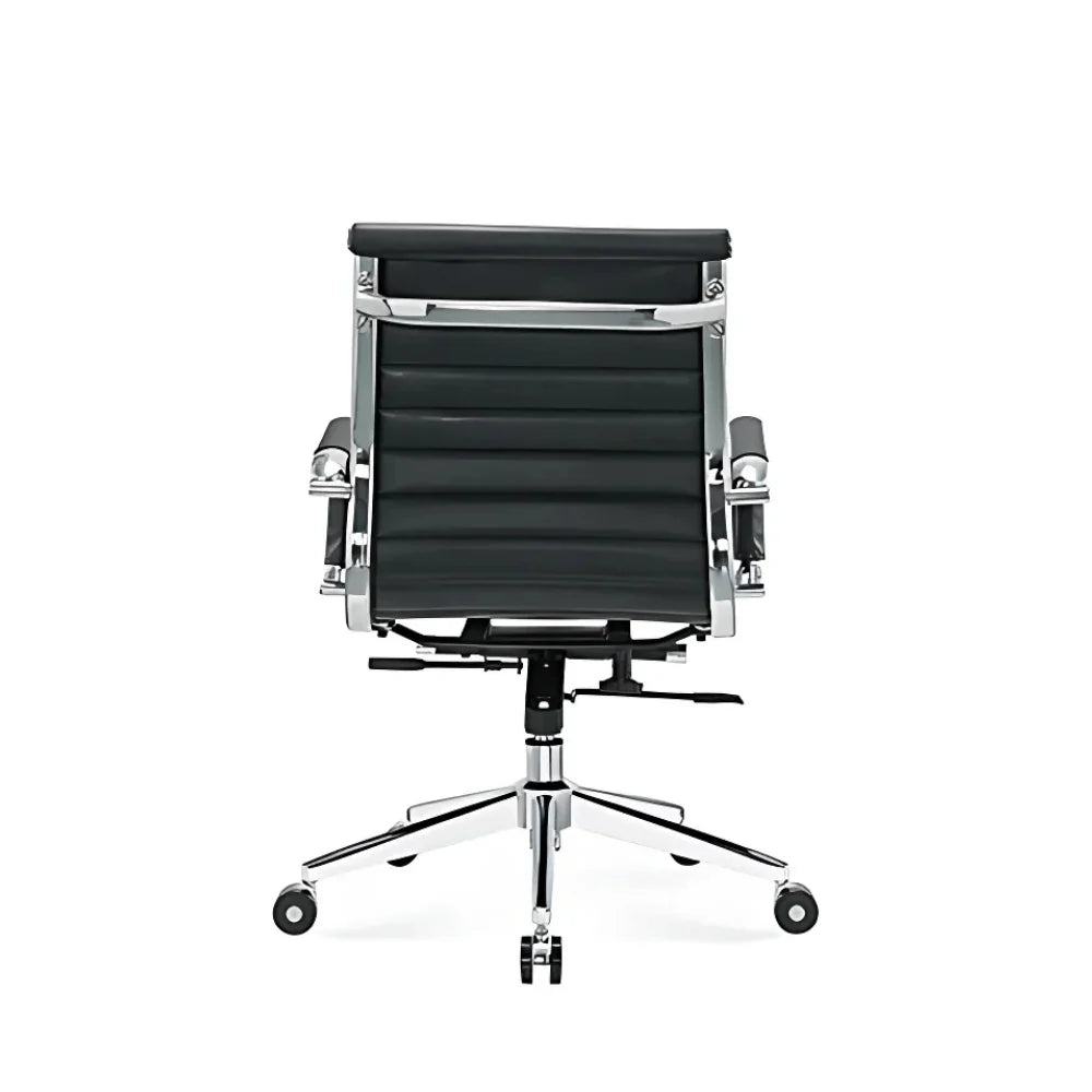 KH021A-L EAMES Styles 中背皮革會客椅