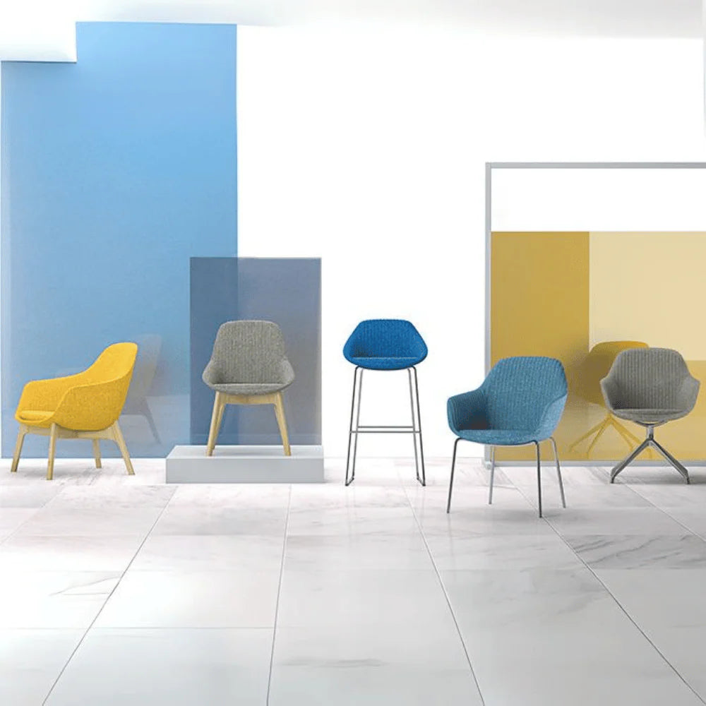 KST048 Ottoman Office Fabric Leisure Armchair