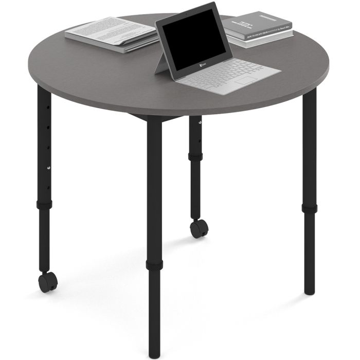 KS054 Crew Round Height Adjustable School Desk