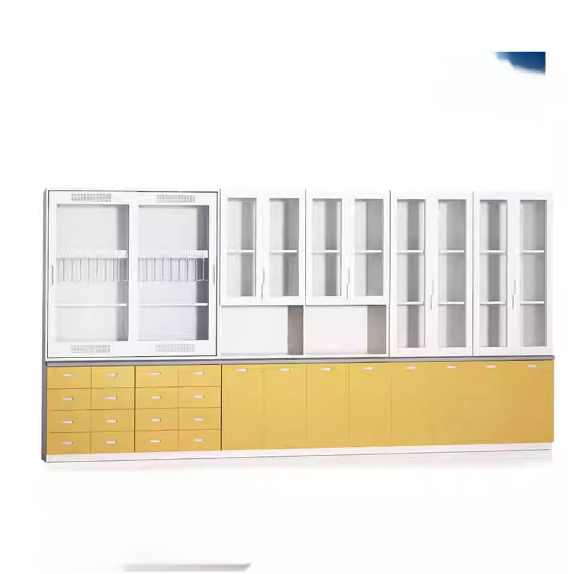 KAD87 Aula Classroom Solid Wood Multi-Layer Storage Cabinet